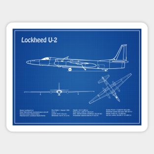Lockheed U-2 Dragon Lady - AD Magnet